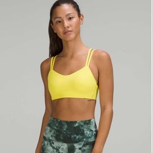 Lululemon Sonic yellow like a cloud LAC bra 6